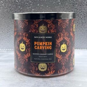 Bath & Body Works Pumpkin Carving 3 Wick Candle